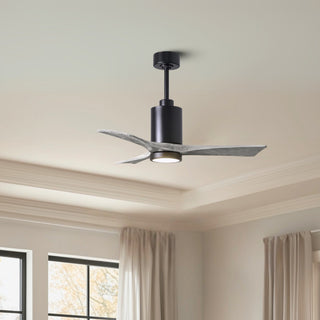 Patricia-3 42" Ceiling Fan in Matte Black