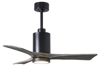 Matthews Fan Company - PA3-BK-BW-42 - 42" Ceiling Fan - Patricia-3 - Matte Black