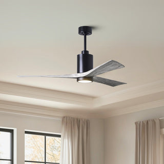 Patricia-3 60" Ceiling Fan in Matte Black
