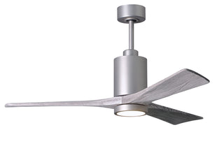 Matthews Fan Company - PA3-BN-BW-52 - 52" Ceiling Fan - Patricia-3 - Brushed Nickel