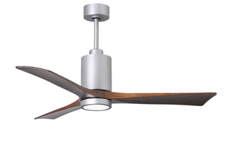 Matthews Fan Company - PA3-BN-WA-52 - 52" Ceiling Fan - Patricia-3 - Brushed Nickel
