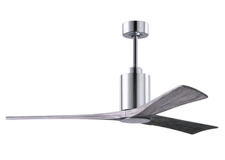 Patricia-3 60" Ceiling Fan in Polished Chrome