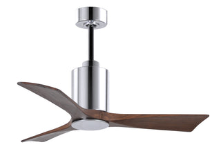 Patricia-3 42" Ceiling Fan in Polished Chrome
