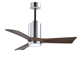 Matthews Fan Company - PA3-CR-WA-42 - 42" Ceiling Fan - Patricia-3 - Polished Chrome