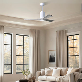 Patricia-3 42" Ceiling Fan in Gloss White