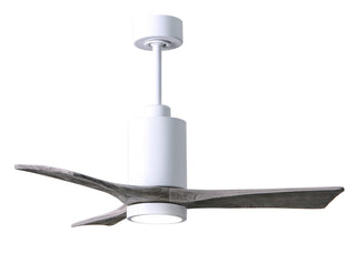 Matthews Fan Company - PA3-WH-BW-42 - 42" Ceiling Fan - Patricia-3 - Gloss White