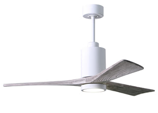 Matthews Fan Company - PA3-WH-BW-52 - 52" Ceiling Fan - Patricia-3 - Gloss White