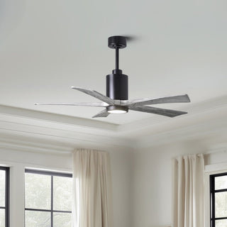 Patricia-5 52" Ceiling Fan in Matte Black