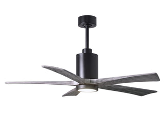 Matthews Fan Company - PA5-BK-BW-52 - 52" Ceiling Fan - Patricia-5 - Matte Black