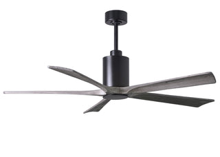 Patricia-5 60" Ceiling Fan in Matte Black