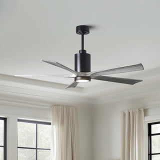 Patricia-5 60" Ceiling Fan in Matte Black