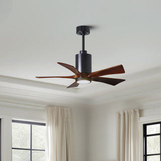 Patricia-5 42" Ceiling Fan in Matte Black