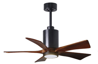 Matthews Fan Company - PA5-BK-WA-42 - 42" Ceiling Fan - Patricia-5 - Matte Black
