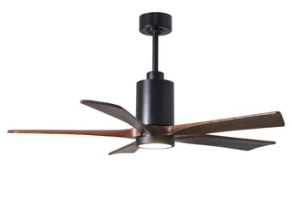 Matthews Fan Company - PA5-BK-WA-52 - 52" Ceiling Fan - Patricia-5 - Matte Black