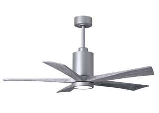 Matthews Fan Company - PA5-BN-BW-52 - 52" Ceiling Fan - Patricia-5 - Brushed Nickel