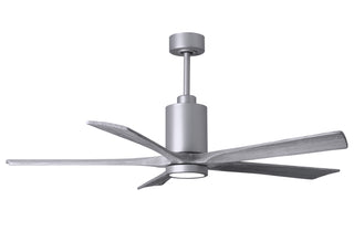 Matthews Fan Company - PA5-BN-BW-60 - 60" Ceiling Fan - Patricia-5 - Brushed Nickel