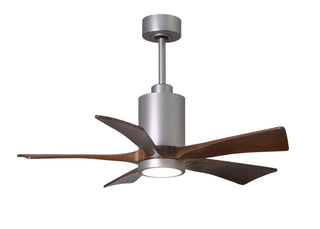 Matthews Fan Company - PA5-BN-WA-42 - 42" Ceiling Fan - Patricia-5 - Brushed Nickel