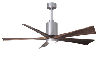 Matthews Fan Company - PA5-BN-WA-60 - 60" Ceiling Fan - Patricia-5 - Brushed Nickel