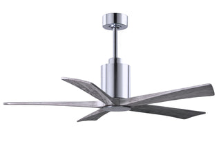 Patricia-5 52" Ceiling Fan in Polished Chrome