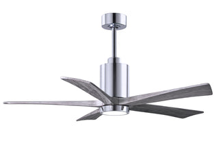 Matthews Fan Company - PA5-CR-BW-52 - 52" Ceiling Fan - Patricia-5 - Polished Chrome