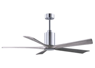 Patricia-5 60" Ceiling Fan in Polished Chrome