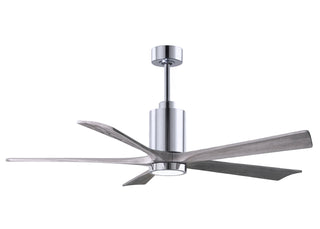 Matthews Fan Company - PA5-CR-BW-60 - 60" Ceiling Fan - Patricia-5 - Polished Chrome