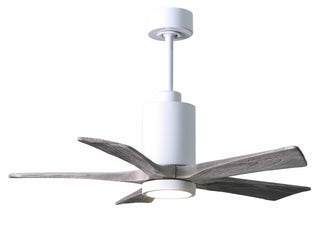 Matthews Fan Company - PA5-WH-BW-42 - 42" Ceiling Fan - Patricia-5 - Gloss White