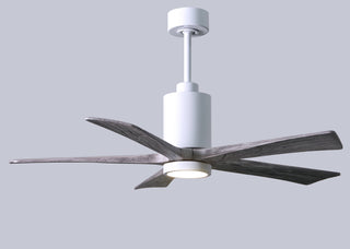 Patricia-5 52" Ceiling Fan in Gloss White
