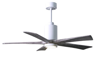 Matthews Fan Company - PA5-WH-BW-52 - 52" Ceiling Fan - Patricia-5 - Gloss White