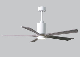 Patricia-5 60" Ceiling Fan in Gloss White