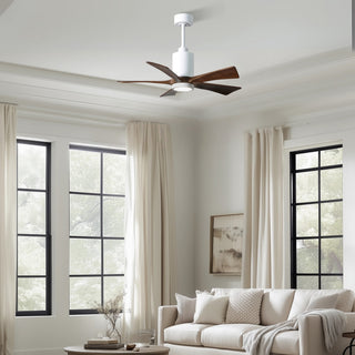 Patricia-5 42" Ceiling Fan in Gloss White