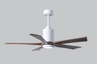 Patricia-5 52" Ceiling Fan in Gloss White