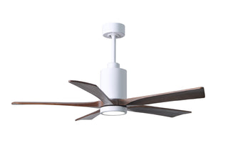 Matthews Fan Company - PA5-WH-WA-52 - 52" Ceiling Fan - Patricia-5 - Gloss White