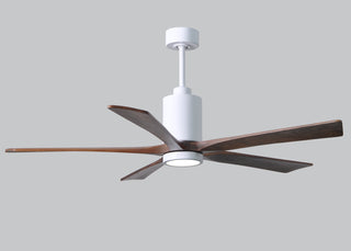 Patricia-5 60" Ceiling Fan in Gloss White