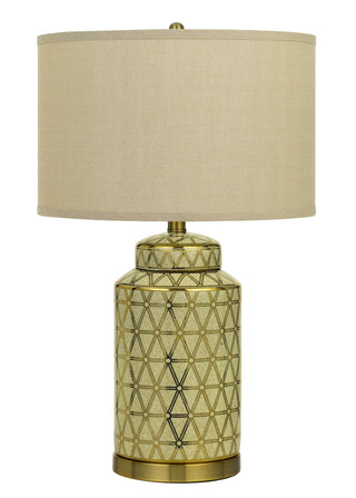 Cal Lighting - BO-2885TB-2 - Two Light Table Lamp - Barletta - Antique Gold