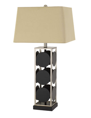 Cal Lighting - BO-2897TB - One Light Table Lamp - Hanson - Black/Antique Silver