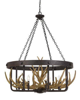 Cal Lighting - FX-3703-8 - Eight Light Chandelier - Angelo - Iron