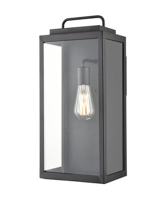 Gallatin 1-Light Outdoor Wall Sconce Textured Black