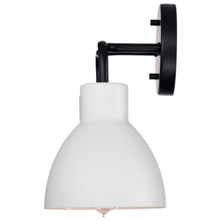 Sloan Two Light Vanity in Matte Black / Matte White