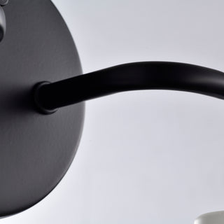 Sloan Two Light Vanity in Matte Black / Matte White