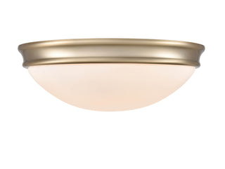 3-Light Flushmount Ceiling Light Modern Gold
