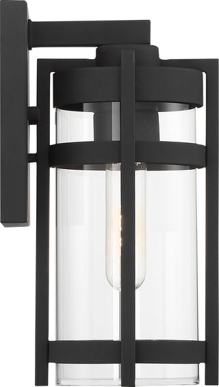Tofino One Light Outdoor Wall Lantern in Textured Black