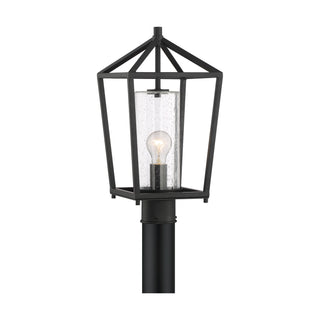 Nuvo Lighting - 60-6595 - One Light Post Lantern - Hopewell - Matte Black