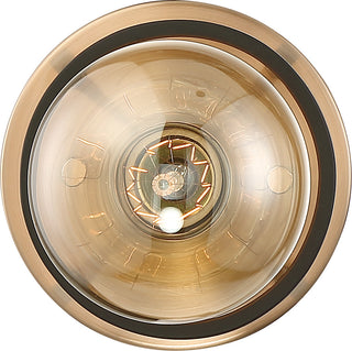 Chassis One Light Wall Sconce in Copper Brushed Brass / Matte Black