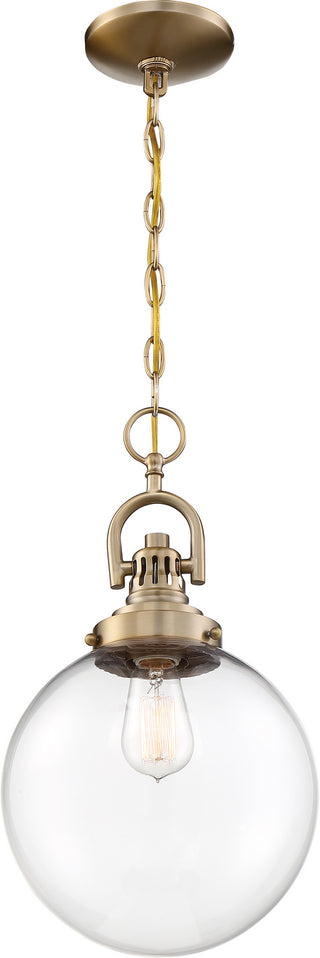 Skyloft One Light Pendant in Burnished Brass