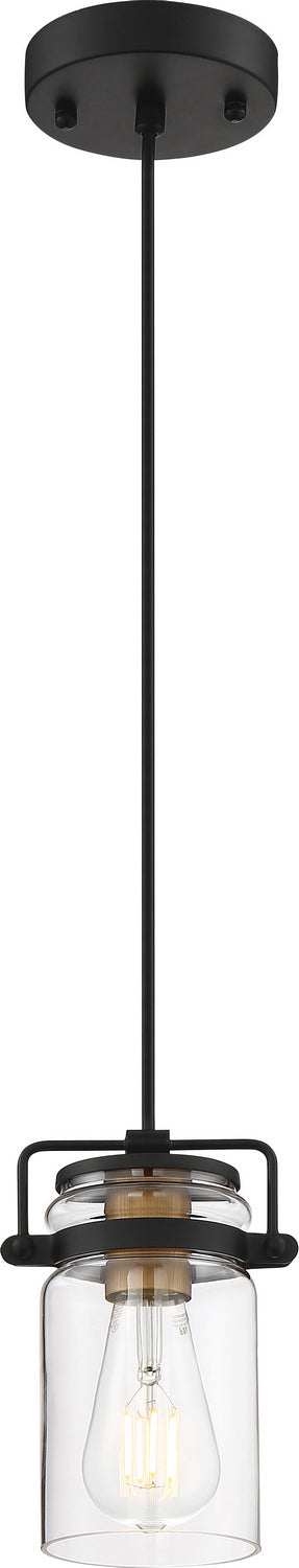 Antebellum One Light Mini Pendant in Black