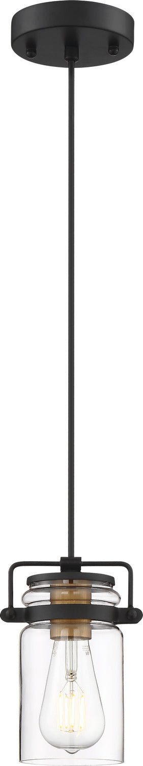 Antebellum One Light Mini Pendant in Black