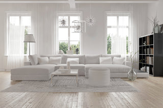 Cirrus Six Light Chandelier in Polished Nickel
