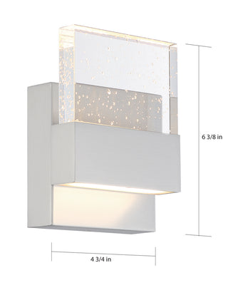 Ellusion LED Wall Sconce in Polished Nickel