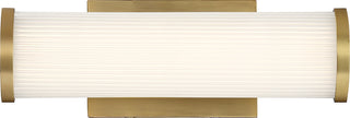Lena LED Vanity in Brushed Brass